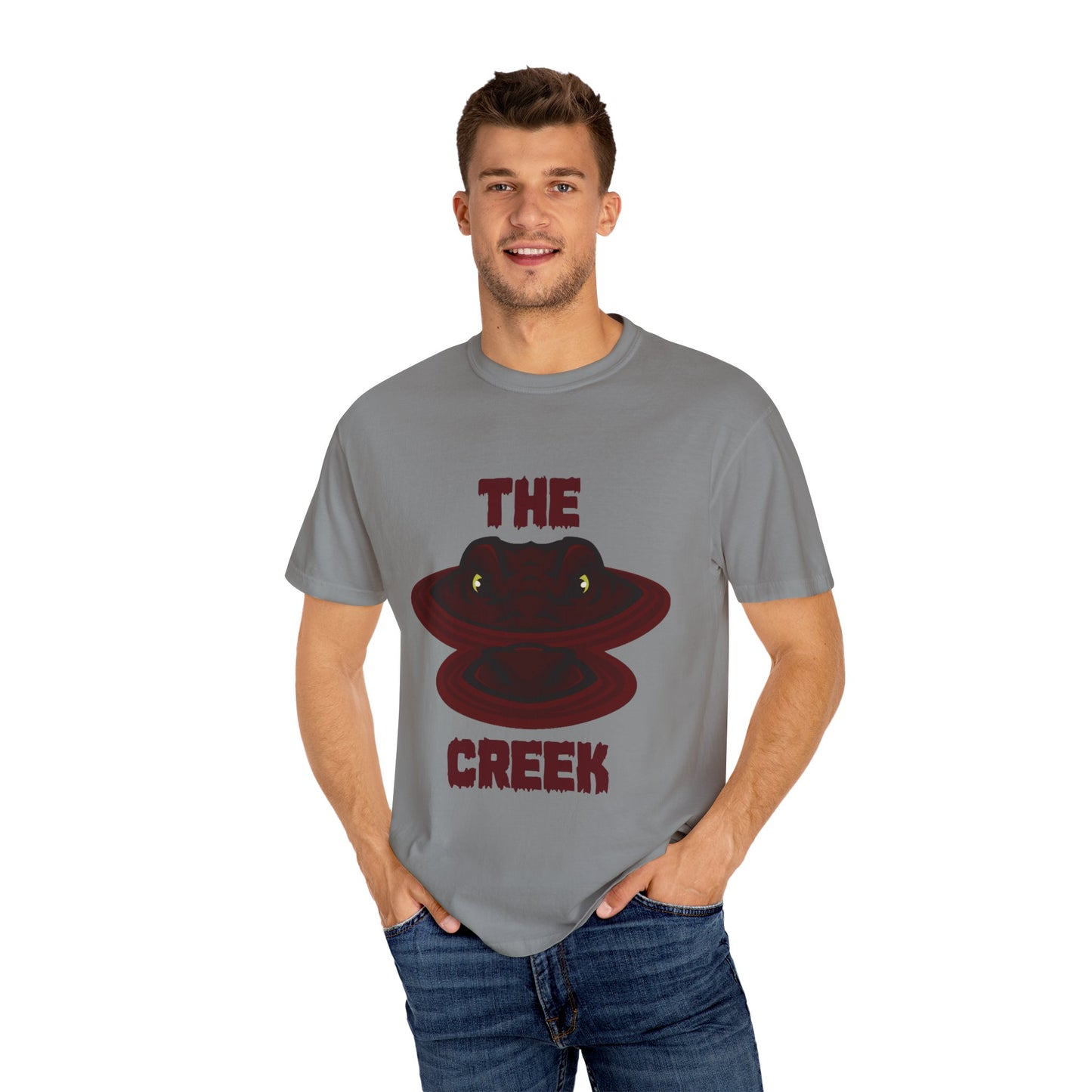 Unisex Garment-Dyed T-shirt - The Creek Ominous Eyes